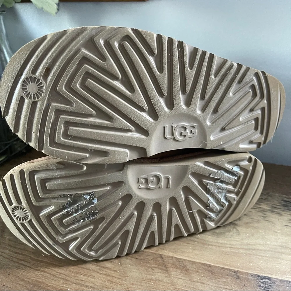 UGG Tan Shearling Boots